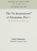 The de Incarnatione of Athanasius, Part 1: The Long Recension Manuscripts