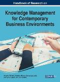 Handbook of Research on Knowledge Management for Contemporarhandbook of Research on Knowledge Management for Contemporary Business Environments Y Busi