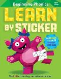 Learn by Sticker Beginning Phonics Use Phonics to Create 10 Friendly Monsters