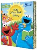 Sesame Street Little Golden Book Library 5-Book Boxed Set: My Name Is Elmo; Elmo Loves You; Elmo's Tricky Tongue Twisters; The Monster on the Bus; The