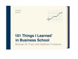 101 Things I Learned in Business School Second Edition