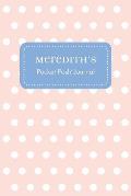 Meredith's Pocket Posh Journal, Polka Dot