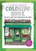 Urban Anna Coloring Book: Enchanting Shopfronts from Around the World