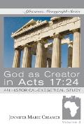 God as Creator in Acts 17: 24