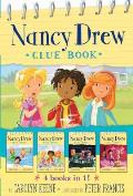 Nancy Drew Clue Book 4 Books in 1 Pool Party Puzzler Last Lemonade Standing A Star Witness Big Top Flop