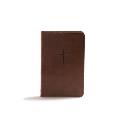 CSB Compact Bible, Value Edition, Brown Leathertouch