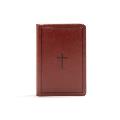 KJV Large Print Compact Reference Bible, Brown Leathertouch