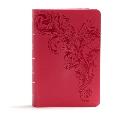 KJV Large Print Compact Reference Bible, Pink Leathertouch