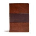 KJV Giant Print Reference Bible, Saddle Brown Leathertouch