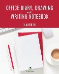 Office Diary, Drawing and Writing Notebook Quad Ruled