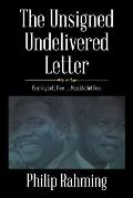 The Unsigned, Undelivered Letter: Pindling Left Free . . . Mandela Set Free