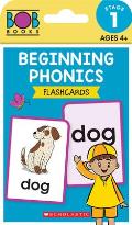 Bob Books Beginning Phonics Flashcards Phonics Ages 4 & up Kindergarten Stage 1 Starting to Read