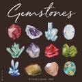 Gemstones 2024 12" x 12" Wall Calendar