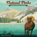 National Parks (Art) 2024 12" x 12" Wall Calendar