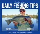 Ken Schultz's Daily Fishing Tips 2025 6.2" x 5.4" Box Calendar