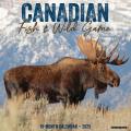Canadian Fish & Wild Game 2025 12" x 12" Wall Calendar (Wildlife)
