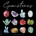Gemstones 2025 12" x 12" Wall Calendar