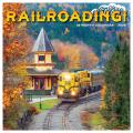 Railroading 2025 12" x 12" Wall Calendar