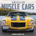 American Muscle Cars 2025 7" x 7" Mini Wall Calendar