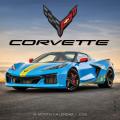 Corvette 2025 7" x 7" Mini Wall Calendar