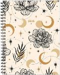 Moon and Flora 2025 6.5" x 8.5" Softcover Weekly Planner