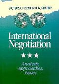 International Negotiation Analysis