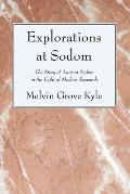 Explorations at Sodom