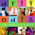 Arty Cats 30 Postcards