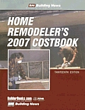 Bni Hom Remodeler's Costbook 2007 (Building News Home Remodeler's Costbook)