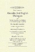 Abenakis and English Dialogues