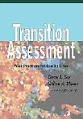 Transition Assessment: Wise Practices for Quality Lives