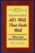 Alls Well That Ends Well Applause First Folio Editions