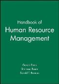 Handbook of Human Resource Management