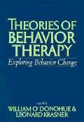 Theories Of Behavior Therapy