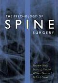 Psychology Of Spine Surgery