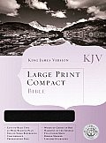 Bible KJV Large Print Compact Reference Black