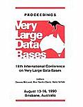 Proceedings 1990 Vldb Conference: 16th International Conference on Very Large Data Bases