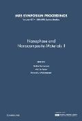 Nanophase and Nanocomposite Materials II
