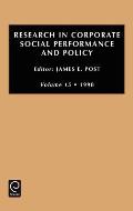 Research in Corporate Social Performance and Policy