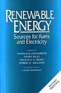 Renewable Energy Sources for Fuels & Electricity
