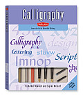 Calligraphy A Complete Kit for Beginners With Cartridge Calligraphy Pen & 4 Felt Tip Pens With Nibs Ink Triangle Paper Pad Guideline