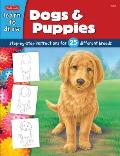 Dogs & Puppies Draw & Color