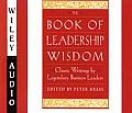 Book Of Leadership Wisdom Classic Writ I