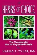 Herbs Of Choice The Therapeutic Use Of