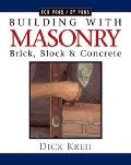 Building With Masonry Brick Block & Conc