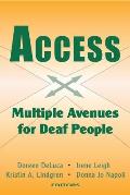 Access: Multiple Avenues for Deaf People