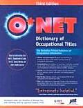 Onet Dictionary Of Occupational Titles 3rd Edition