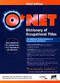 O*Net Dictionary of Occupational Titles