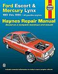 Ford Escort & Mercury Lynx Repair Manual 1981 1990