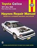 Toyota Celica Repair Manual 1971 1985 RWD Models